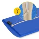 4FIZJO Lumbar Rehabilitation Half Roll 40 × 25 × 5 cm, Blue