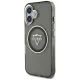 Guess IML Metal Mountain Logo MagSafe Case for iPhone 16 Black