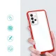 Hybrid Armor Clear 3 in 1 Case for Samsung Galaxy A13 5G, Red