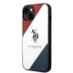 Apple iPhone 14 Plus 6.7\'\' US Polo Tricolor Embossed Case Cover (USHCP14MPSO3), White