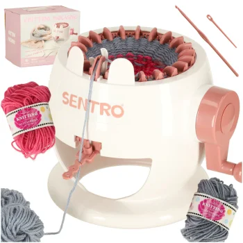 Kids 22-Needle Knitting Machine with Yarn KX3525