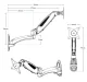 Monitor Wall Mount ARCTIC W1 3D Gas Spring 49\"