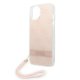 Guess 4G Print Strap Case for iPhone 14 Plus, Pink