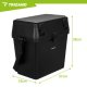 Fishing Tackle Box with Seat Trizand 38x34x21 cm, black