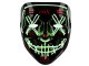 LED Light-Up Halloween / Party Mask Purge, Universal Size