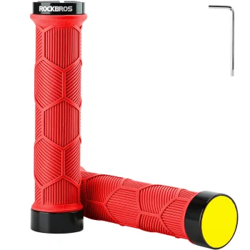 Rockbros Bicycle Grips with Reflector 40720007002, Red