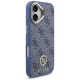 Guess 4G Strass Logo MagSafe Phone Case Cover iPhone 17 - Blue