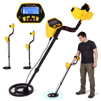 Metal Detector GC-1028 for Gold and Coins with Pinpoint Mode and LCD Display