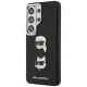 Karl Lagerfeld Saffiano Double Heads Metal Case for Samsung Galaxy S26 Ultra - Black