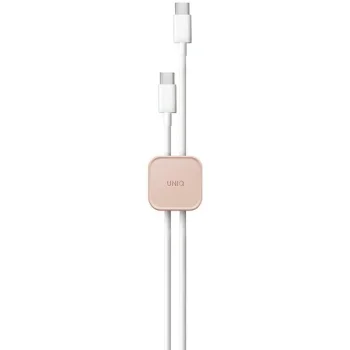 Uniq Pod self-adhesive cable holders, set of 8, blush pink