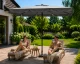 Multigarden Rectangular Garden Umbrella with Tilt, 200x130 cm, Grey