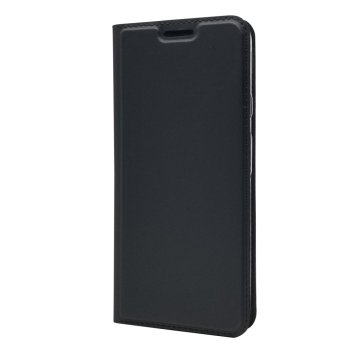 Google Pixel 4 Magnetic Adsorption Leather Card Holder Case Cover, Black