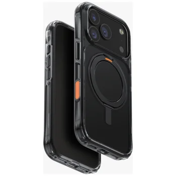 Uniq Swivix 360 Rotating Kickstand Case for iPhone 17 Pro, Black