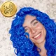 Hair color spray with glitter, 250 ml, blue