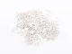Wooden Christmas Tree Ornaments, Decorations, 20 Pcs, White