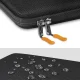 Tech-Protect Hardpouch Laptop Case 13-14\", Black/Orange