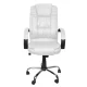 Ergonomic Office Chair in Eco Leather Malatec 23240, White