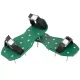 Gardlov Lawn Aerator Shoes with Metal Clips, Green/Black