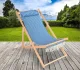 Wooden Folding Lounger Chair Ibiza