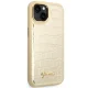Guess Croco Collection Case for iPhone 14 Plus - Gold