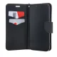 Samsung Galaxy S7 edge (G935F) Fancy TPU Book Case Cover Stand, Black