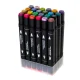 Double-Sided Alcohol Markers in Case with Stand, 24 pcs