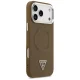 Guess Triangle Logo MagSafe Phone Case Cover iPhone 17 Pro - brown