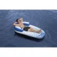 Bestway Indigo Wave 43533 Inflatable Lounge Mattress with Backrest, 191x107 cm