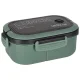 Lunch Box with Compartments, 1200 ml, Green