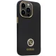 Guess iPhone 13 Pro Case Silicone Logo Strass 4G, Black