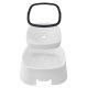 Floating No-Spill Pet Bowl, 1 L, White/Grey