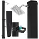 Outdoor Solar Shower 40L Gardlov with Foot Tap and 360° Head