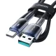 Joyroom S-A42 USB-A to USB-C Cable, 3A, 1.2m, Black