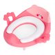 ECOTOYS Kids Toilet Trainer Seat with Soft Padded Cushion and Handles, Pink