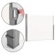 Retractable Side Awning 300x180 cm Garden Privacy Screen for Patio, Beige