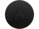 Round Self-Adhesive Wall Hook for Towels, Black Steel