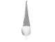 Iso Trade Standing Gnome Christmas Decoration, 30 cm, Grey