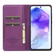 Samsung Galaxy A55 ( SM-A556B/DS ) LC.IMEEKE PU Leather Wallet Protective Book Case Cover, Purple