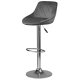 Sofotel Nerra Bar Stools with Backrest, Set of 2, Grey