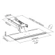 Maclean MC-757 Under-Desk Keyboard Tray, Black
