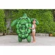 Intex Inflatable Swim Mattress Turtle, 150 x 145 cm