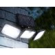 Izoxis 00024889 180 LED Solar Lamp with Motion and Dusk Sensor, Black