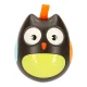 Kid\'s Educational Sensory Tumbler Toy Roly-poly Rattle \"Owl\", Black