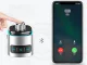 Bluetooth FM Transmitter & Car Charger with 2x USB, Silver-Black