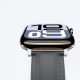 AmazingThing Class Band Leather Strap for Apple Watch 45 / 46 / 49 mm - Gray