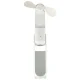 KX3075 Portable Mini Fan with Power Bank, USB-C, White