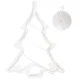 Ikonka LED Christmas Window Decoration Christmas Tree with Suction Cup 10 LED