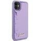 Guess iPhone 11 / Xr Case Sequin Script Metal, Purple