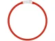 LED light-up collar for dogs and cats, adjustable, USB, 47 cm, red