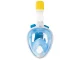 Foldable Full Face Snorkeling Mask, Blue, Size L/XL